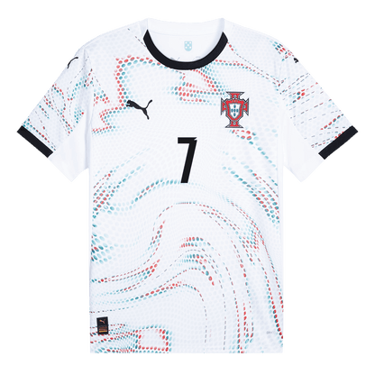 Tricouri Fotbal Portugalia RONALDO #7 Deplasare 2025 (mărime mare)