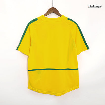 Tricouri Fotbal Vintage Brazilia Acasă 2002/03