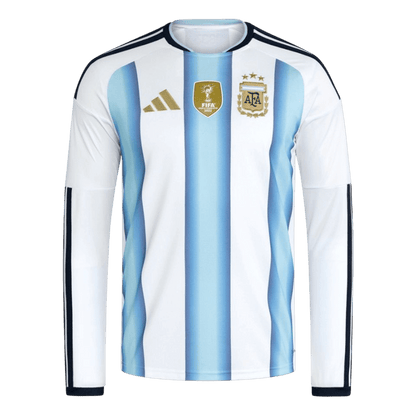 Manga Larga Argentina 2026 Primera Equipación Copa del Mundo -Versión Hincha camiseta de fútbol