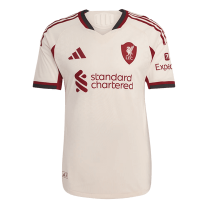 Camiseta Auténtica SZOBOSZLAI #8 Liverpool 2025/26 Segunda Equipación - Version Jugador