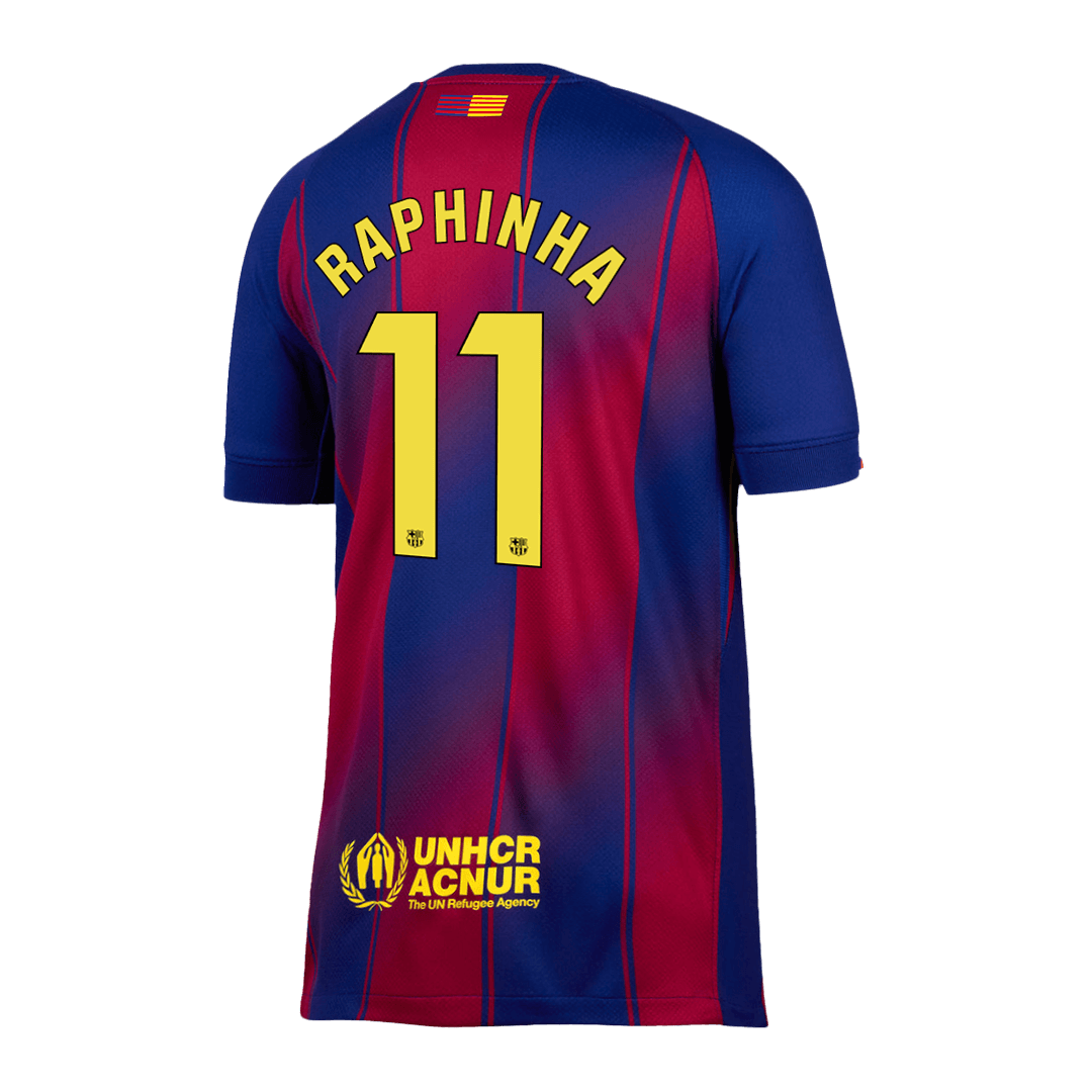 Camiseta RAPHINHA #11 Barcelona 2025/26 Primera Equipación-Versión Hincha-Camisetas Pasion Shop