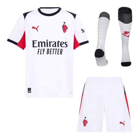 Conjunto Completo AC Milan 2025/26 Segunda Equipación camiseta de fútbol