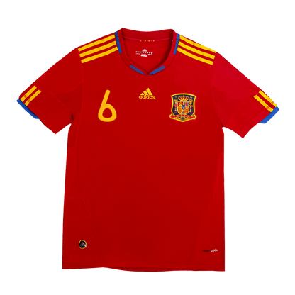 Retro 2010 A. INIESTA #6 Spain Primera Equipación Copa del Mundo