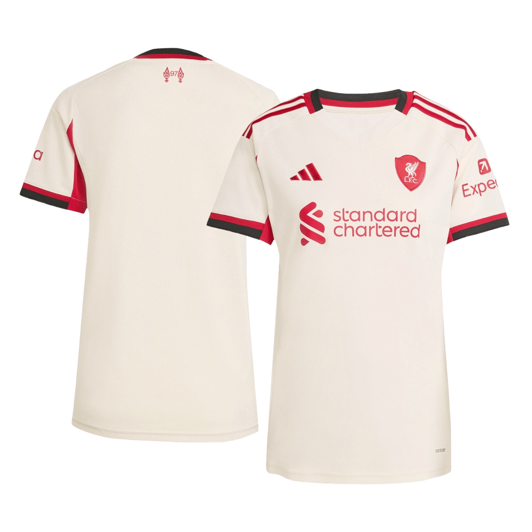 Liverpool 2025/26 Segunda Equipación Mujer-Camisetas Pasion Shop