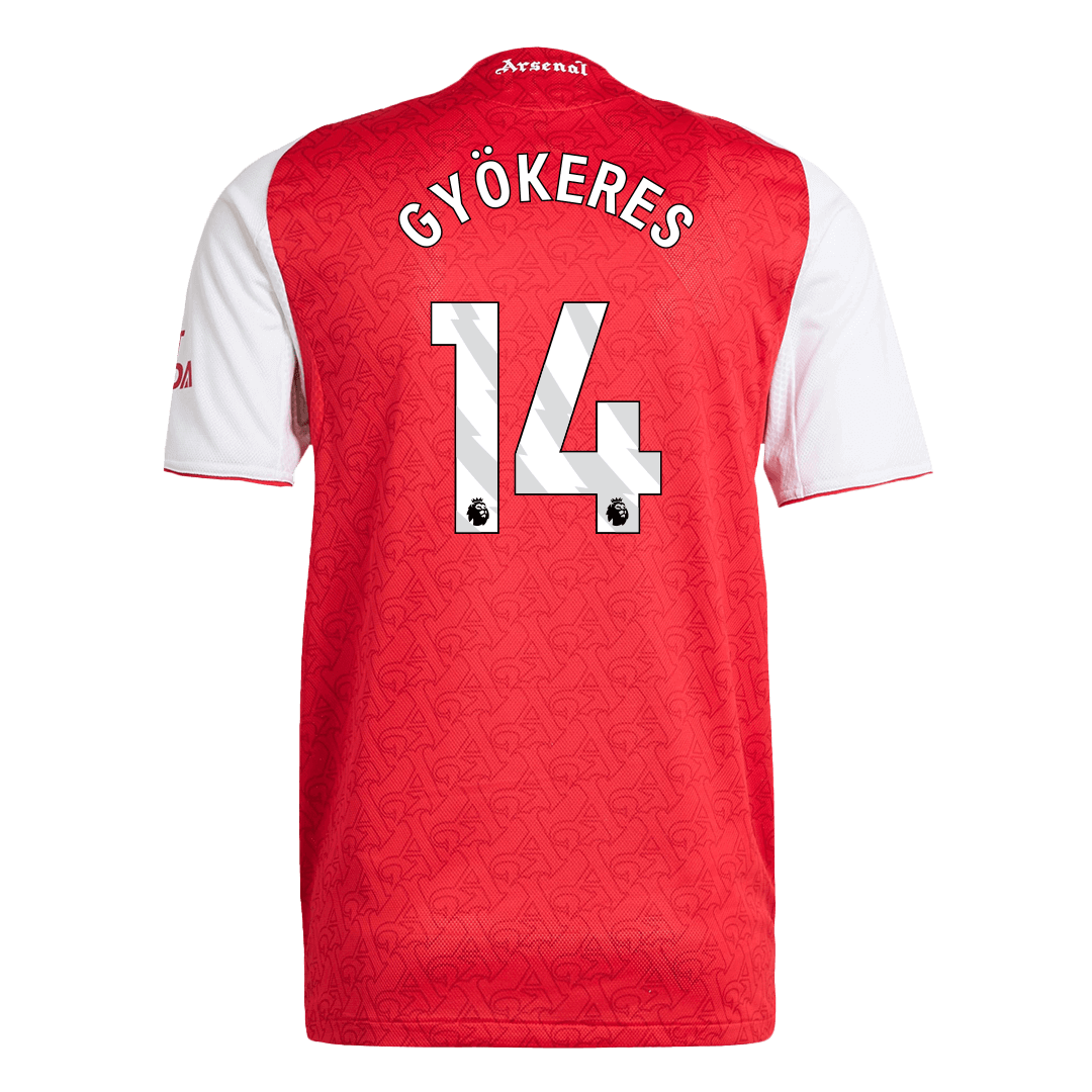 Camiseta Auténtica GYÖKERES #14 Arsenal 2025/26 Primera Equipación-Versión Jugador-Camisetas Pasion Shop
