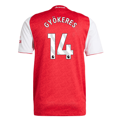 Camiseta Auténtica GYÖKERES #14 Arsenal 2025/26 Primera Equipación-Versión Jugador-Camisetas Pasion Shop