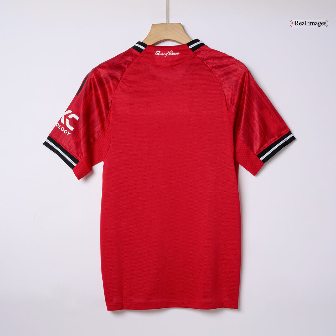 Camiseta Auténtica B.FERNANDES #8 Manchester United 2025/26 Primera Equipación-Versión Jugador-Camisetas Pasion Shop