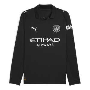 Tricouri Fotbal Manchester City Deplasare 2025/26 Mânecă Lungă