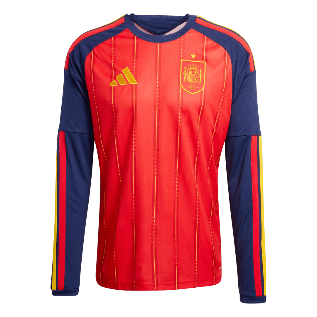 Manga Larga Spain 2026 Primera Equipación Copa del Mundo -Versión Hincha camiseta de fútbol