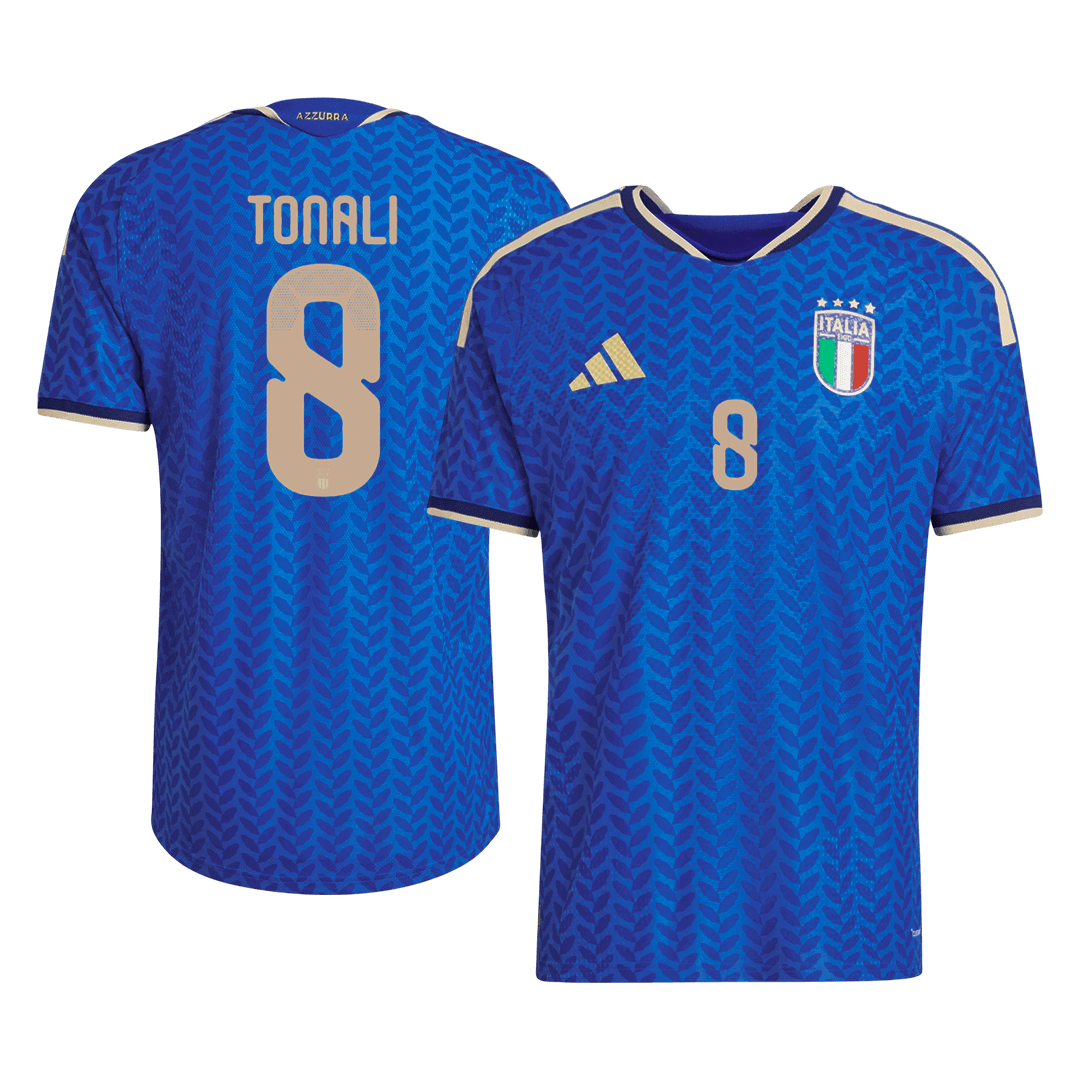 Camiseta Auténtica TONALI #8 Italy 2026 Primera Equipación Copa del Mundo -Versión Jugador