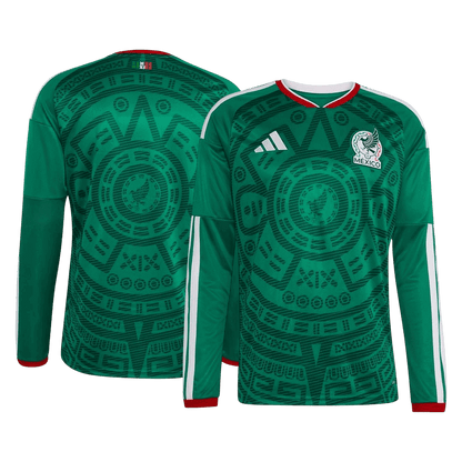 Manga Larga Mexico 2026 Primera Equipación Copa del Mundo - Version Hincha