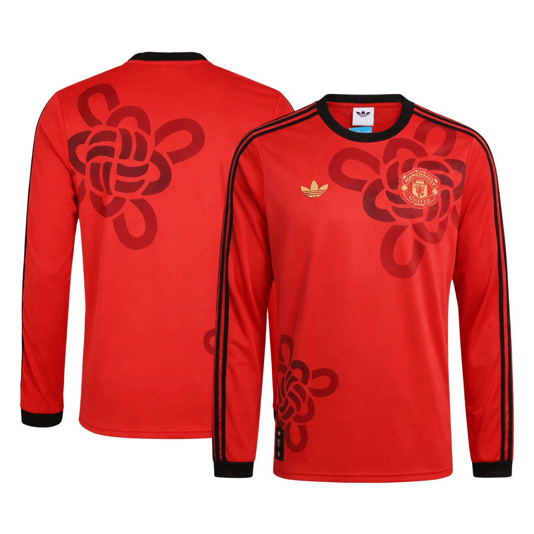 Manga Larga Manchester United 2025/26 - Version Hincha