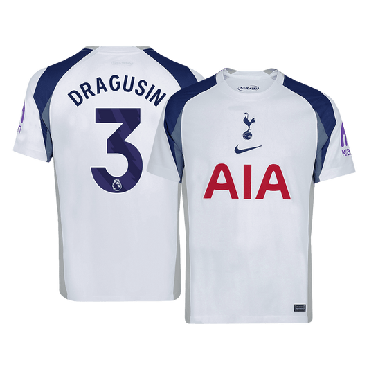 Camiseta DRAGUSIN #3 Tottenham Hotspur 2025/26 Primera Equipación - Versión Hincha