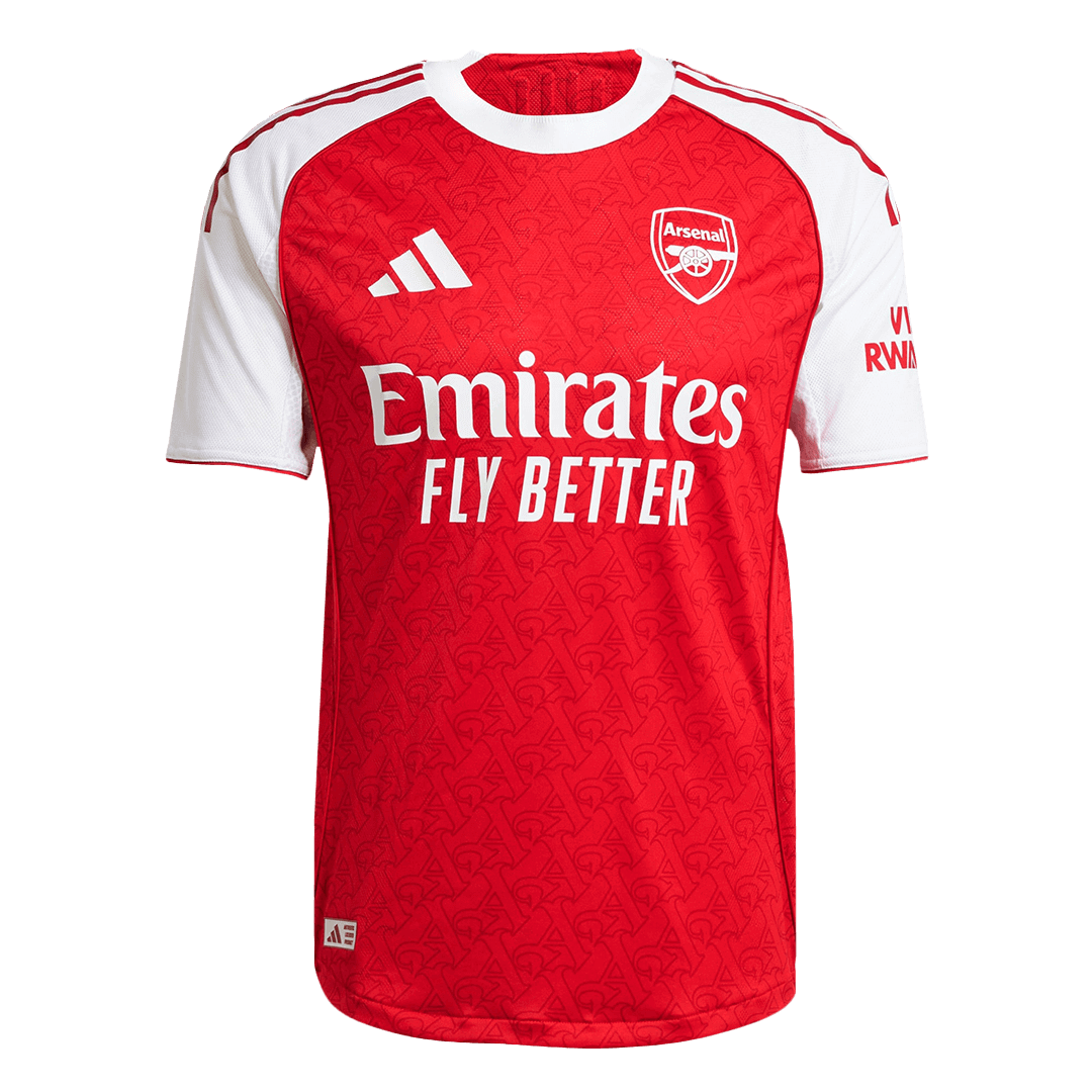 Tricouri Fotbal Arsenal RICE #41 Acasă 2025/26 Authentic