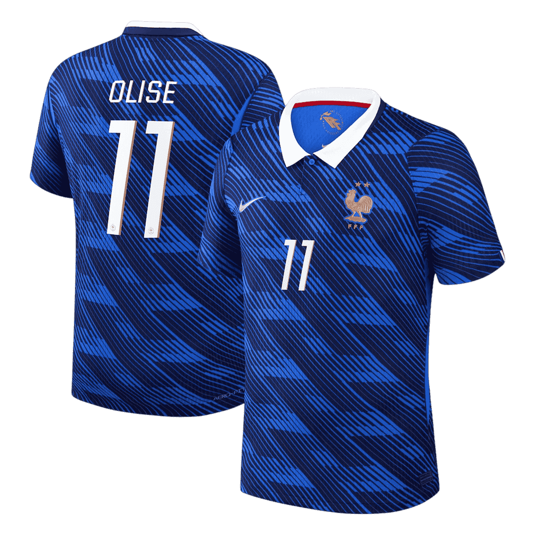 Camiseta Auténtica OLISE #11 France 2026 Primera Equipación Copa del Mundo - Version Jugador