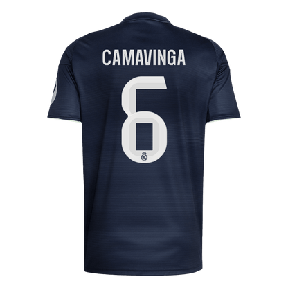 Camiseta CAMAVINGA #6 Real Madrid 2025/26 Segunda Equipación - Versión Hincha - Calidad premium