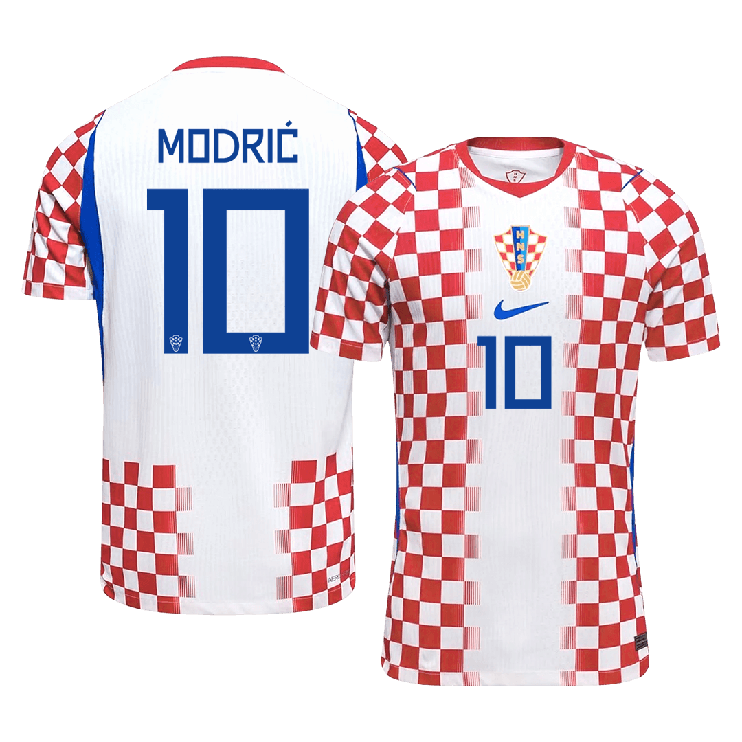 Camiseta Auténtica MODRIĆ #10 Croatia 2026 Primera Equipación Copa del Mundo - Version Jugador