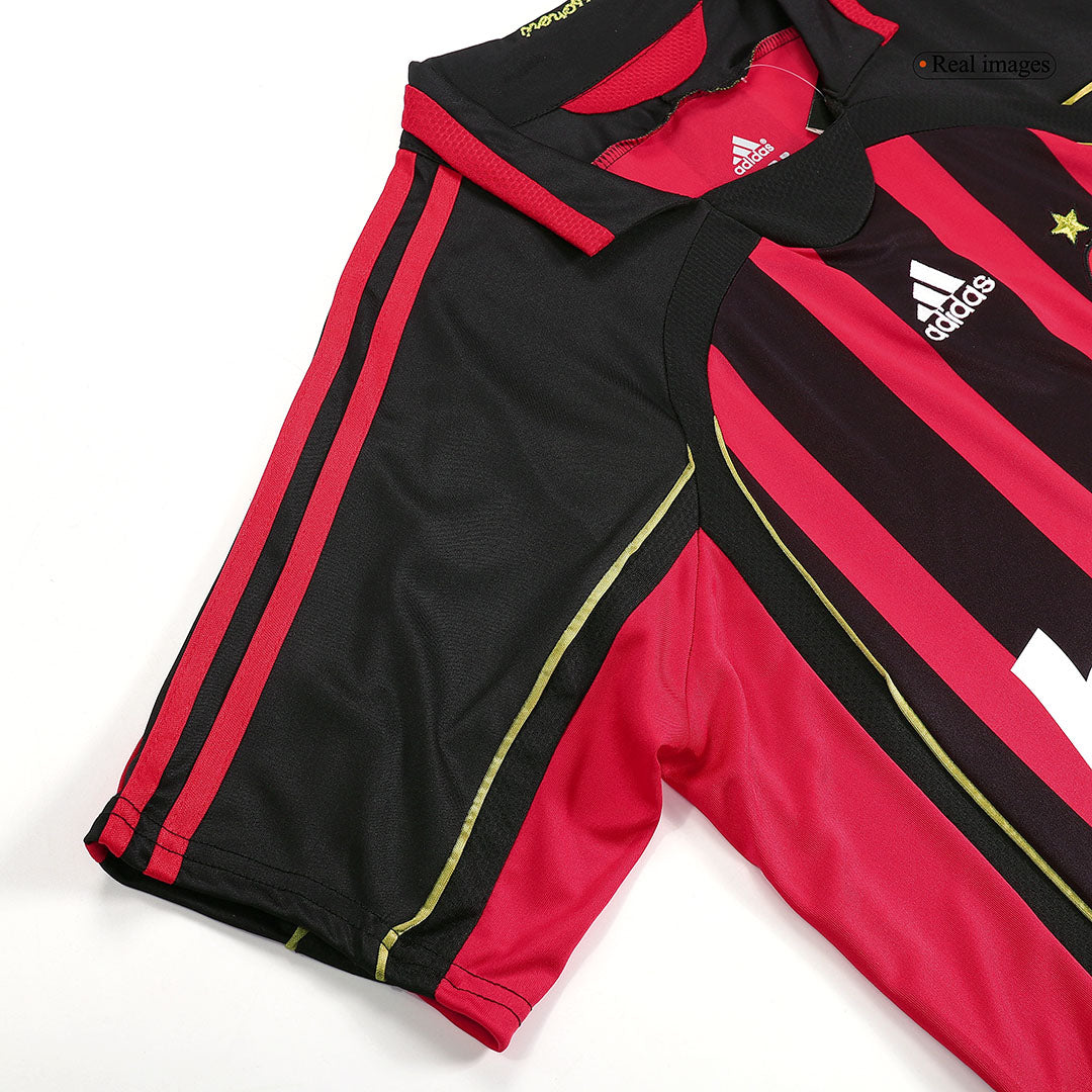 Tricouri Fotbal Vintage AC Milan RONALDO #99 Acasă 2006/07