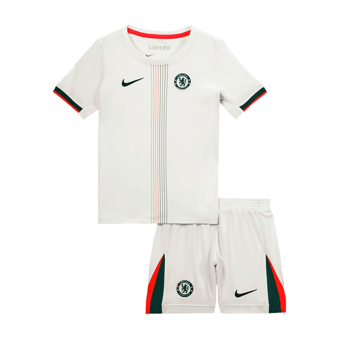 Miniconjunto Chelsea 2025/26 Segunda Equipación Niño camiseta de fútbol