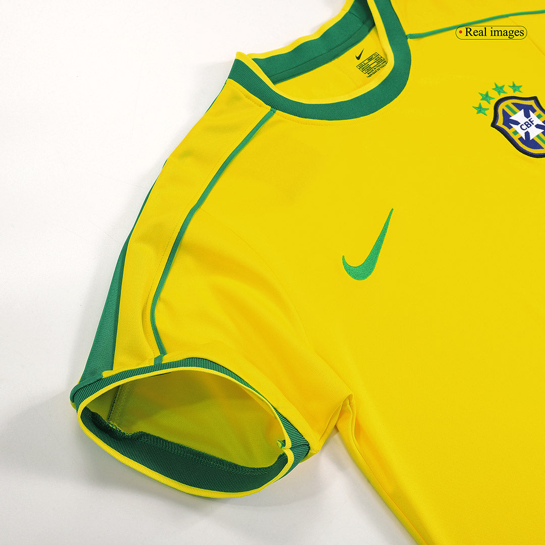Tricouri Fotbal Vintage Brazilia Acasă 1998