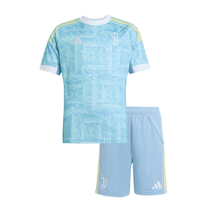 Conjunto Infantil Juventus 2025/26 Segunda Equipación camiseta de fútbol