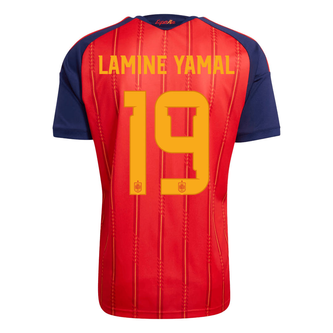 Camiseta LAMINE YAMAL #19 Spain 2026 Primera Equipación Copa del Mundo - Version Hincha - Calidad premium