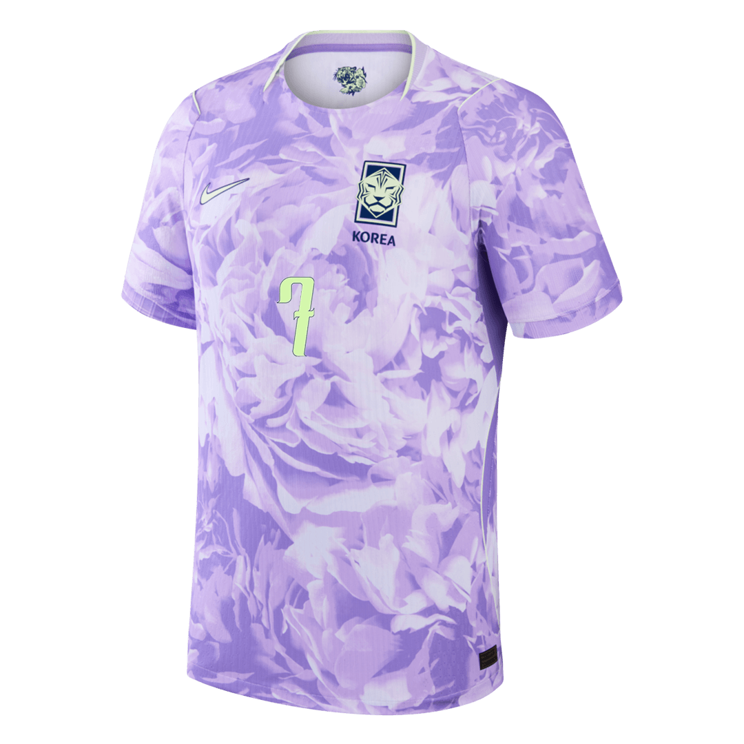 Camiseta Auténtica HEUNGMIN #7 South Korea 2026 Segunda Equipación Copa del Mundo - Version Jugador