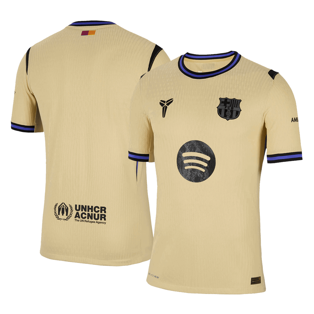 Camiseta Auténtica Barcelona 2025/26 Segunda Equipación-Versión Jugador-Camisetas Pasion Shop