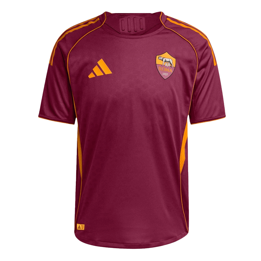 Camiseta Auténtica Roma 2025/26 Primera Equipación-Versión Jugador