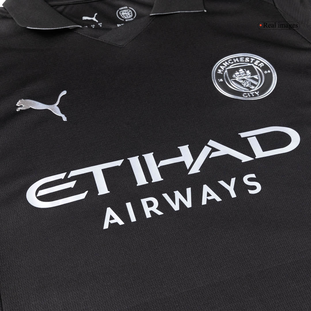 Camiseta CHERKI #10 Manchester City 2025/26 Segunda Equipación - Versión Hincha