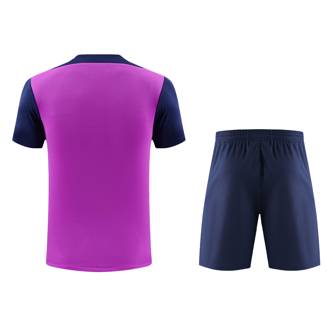 Conjunto Barcelona 2025/26 Pre-Partido Entrenamiento Hombre - Versión Hincha-Camisetas Pasion Shop