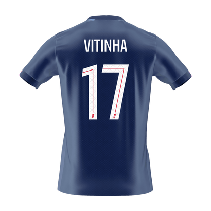 Camiseta VITINHA #17 PSG 2025/26 Primera Equipación - Version Hincha - Calidad premium