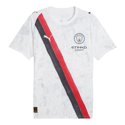 Tricouri Fotbal Manchester City KidSuper MARMOUSH #7 2025/26 - Club World Cup (mărime mare)
