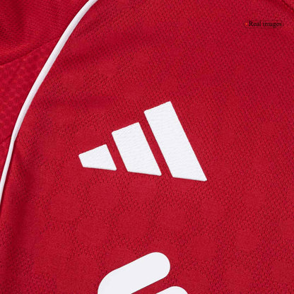 Camiseta Auténtica SZOBOSZLAI #8 Liverpool 2025/26 Primera Equipación - Version Jugador