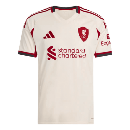 Tricouri Fotbal Liverpool GAKPO #18 Deplasare 2025/26