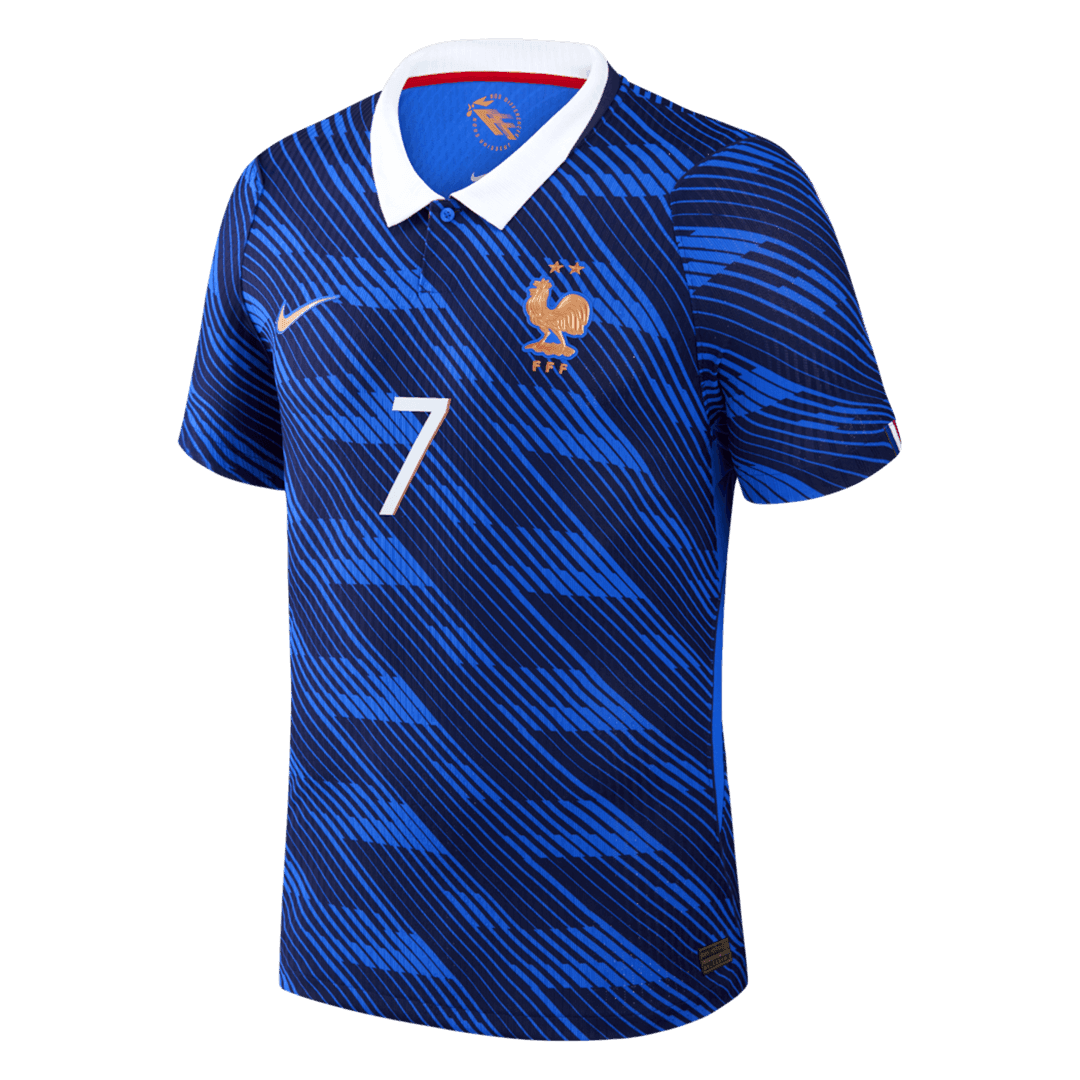 Camiseta Auténtica DEMBELE #7 France 2026 Primera Equipación Copa del Mundo - Version Jugador