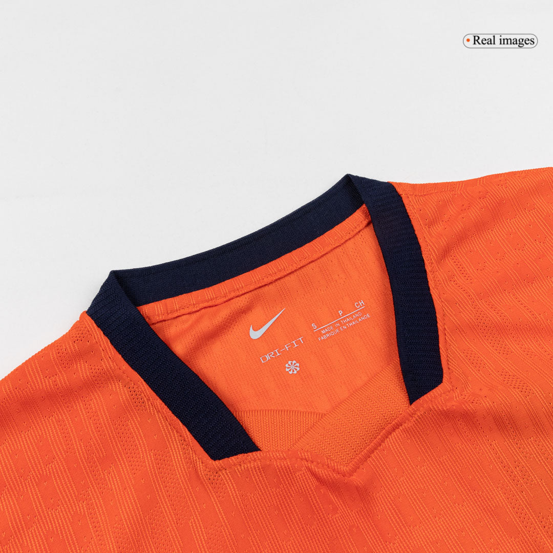 Camiseta Auténtica VIRGIL #4 Netherlands 2026 Primera Equipación Copa del Mundo - Version Jugador