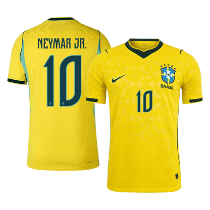 Camiseta Auténtica NEYMAR JR. #10 Brazil 2026 Primera Equipación Copa del Mundo - Version Jugador