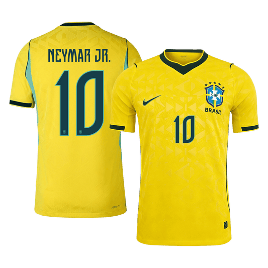 Camiseta Auténtica NEYMAR JR. #10 Brazil 2026 Primera Equipación Copa del Mundo - Version Jugador