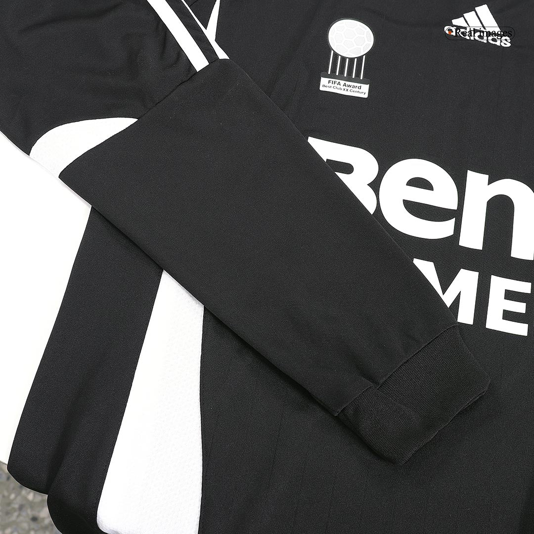 Retro 2006/07 SERGIO RAMOS #4 Real Madrid Segunda Equipación Manga Larga