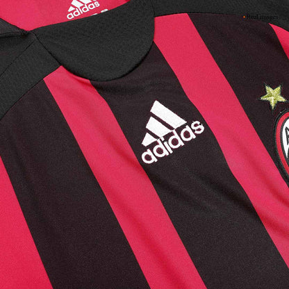 Tricouri Fotbal Vintage AC Milan RONALDO #99 Acasă 2006/07