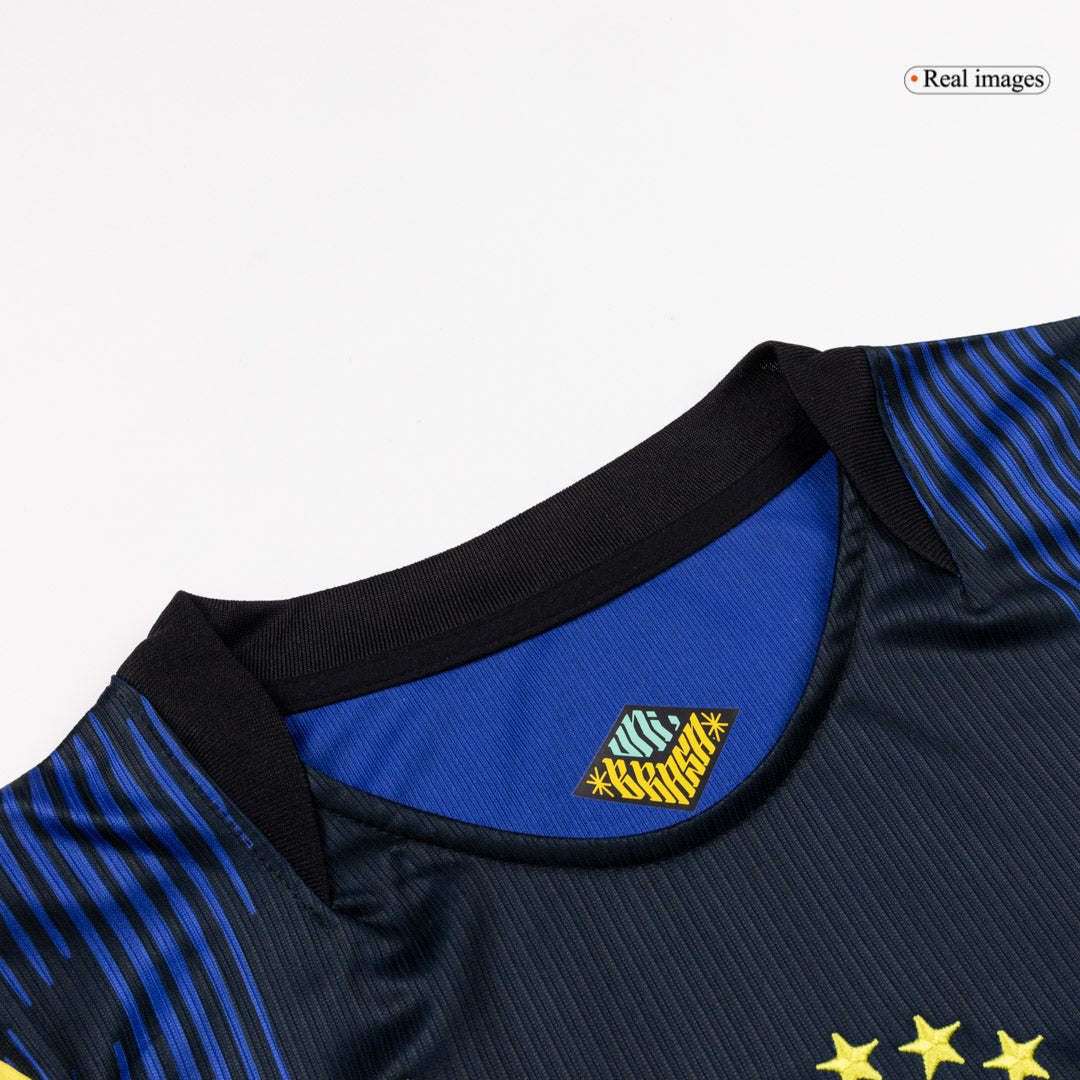 Tricouri Fotbal Brazilia MARQUINHOS #4 Deplasare Cupa Mondială 2026
