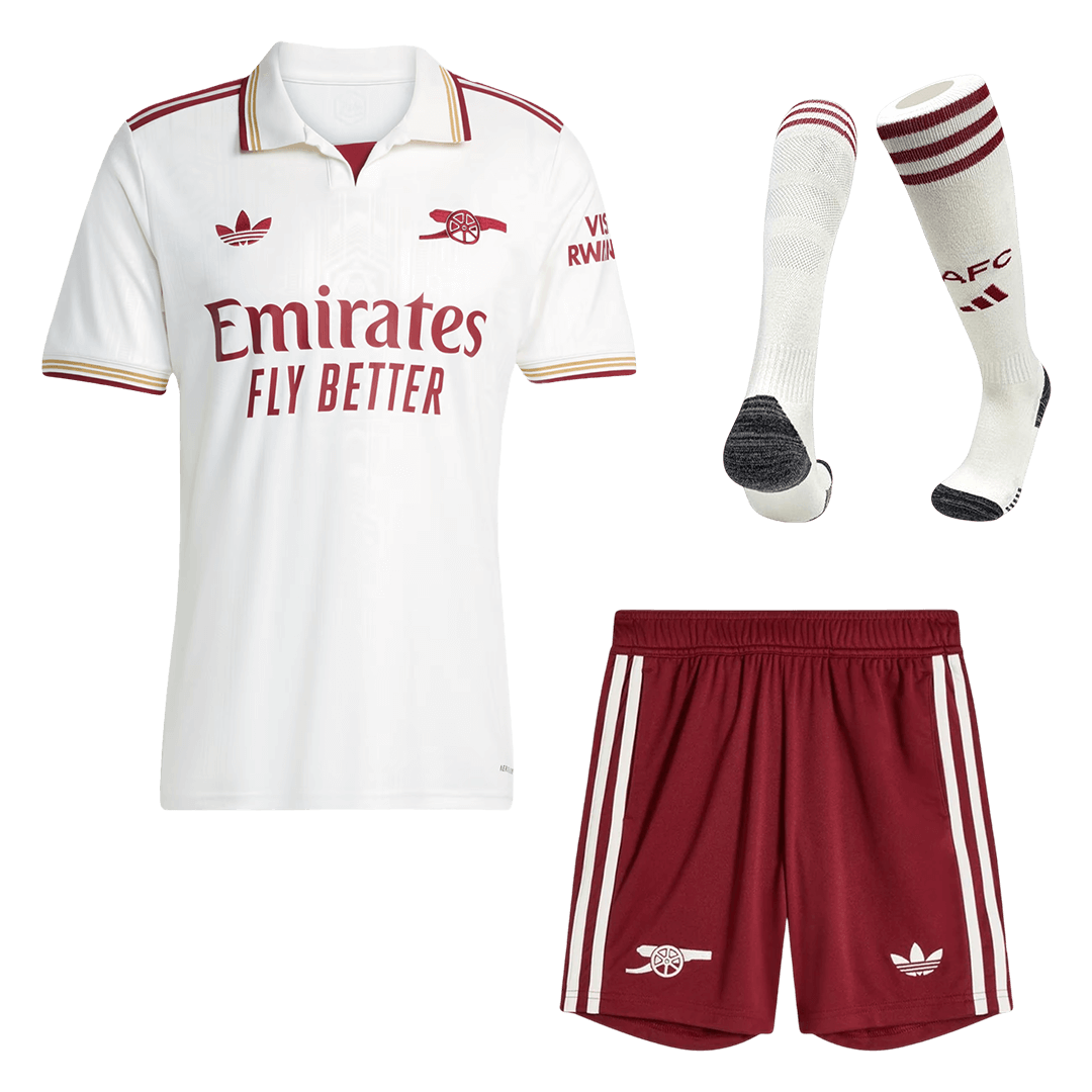 Conjunto Completo Arsenal 2025/26 Tercera Equipación camiseta de fútbol