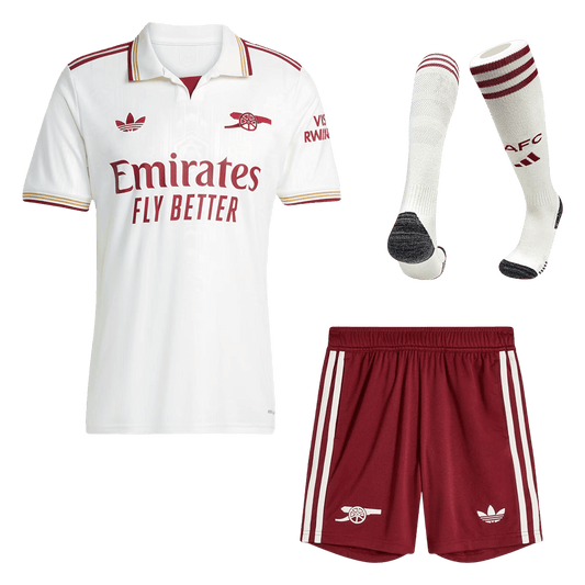 Conjunto Completo Arsenal 2025/26 Tercera Equipación camiseta de fútbol