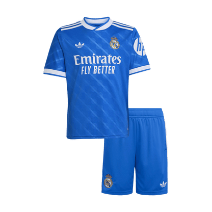 Conjunto Infantil Real Madrid 2025/26 Tercera Equipación camiseta de fútbol