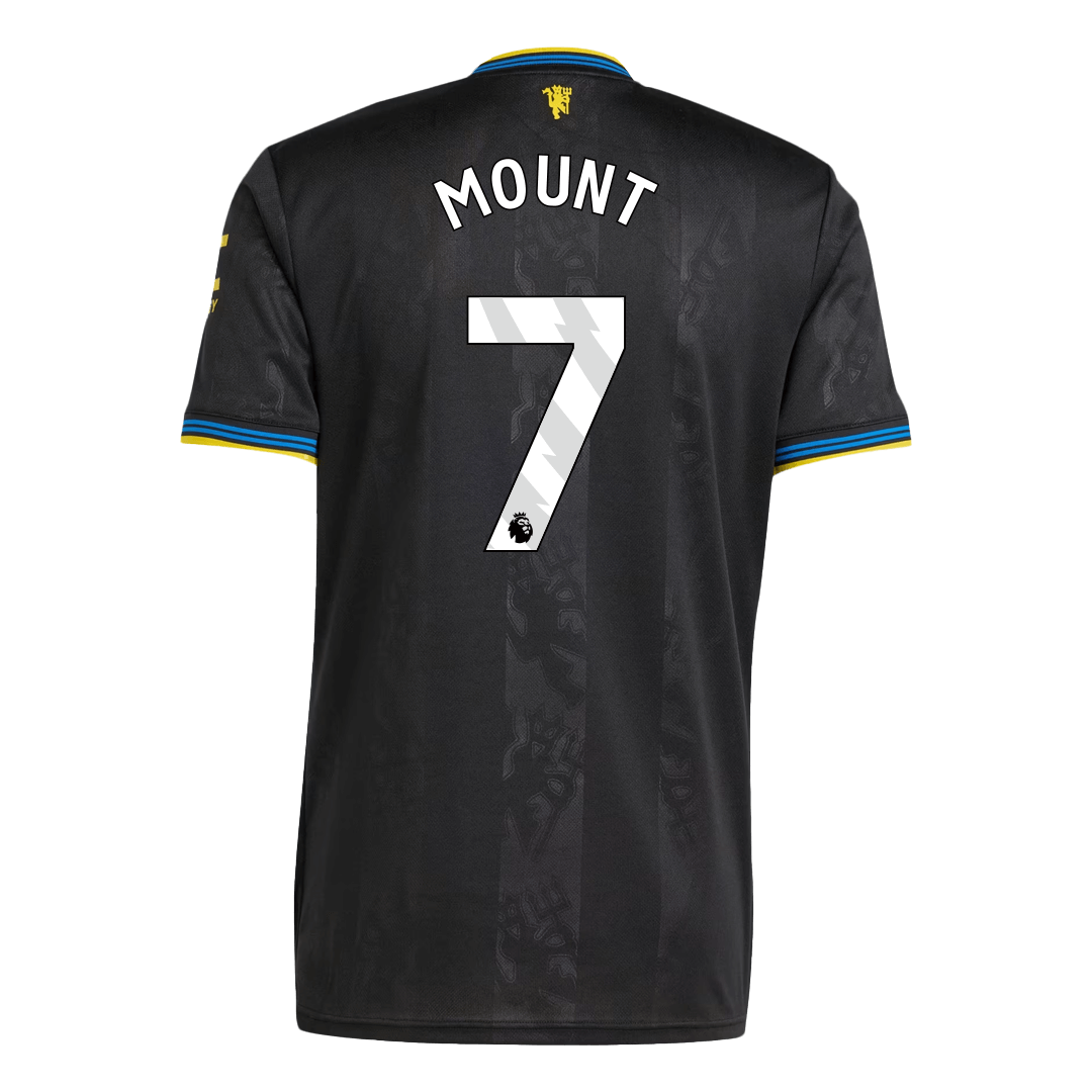 Camiseta MOUNT #7 Manchester United 2025/26 Tercera Equipación - Versión Hincha