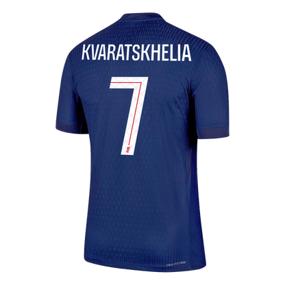 Camiseta Auténtica KVARATSKHELIA #7 PSG 2025/26 Primera Equipación-Versión Jugador-Camisetas Pasion Shop