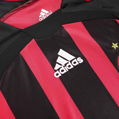 Tricouri Fotbal Vintage AC Milan RONALDO #99 Acasă 2006/07 Mânecă Lungă