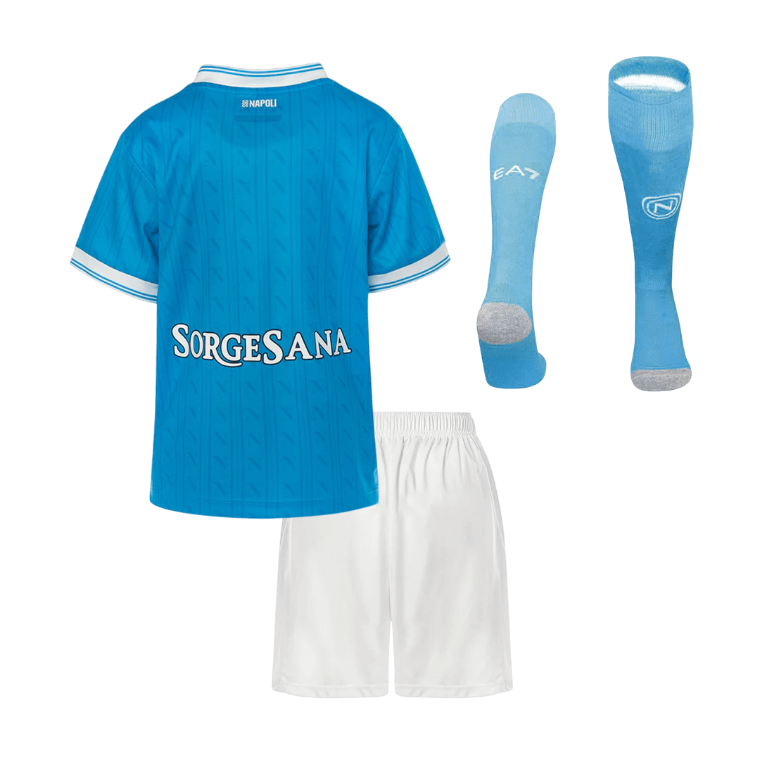 Conjunto Infantil Completo Napoli 2025/26 Primera Equipación