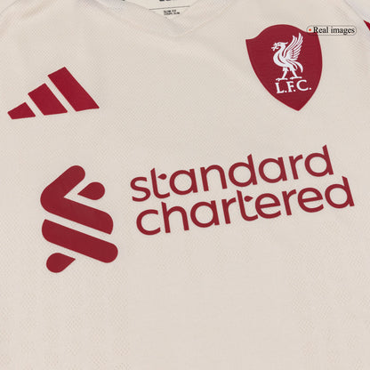 Camiseta Auténtica SZOBOSZLAI #8 Liverpool 2025/26 Segunda Equipación - Version Jugador